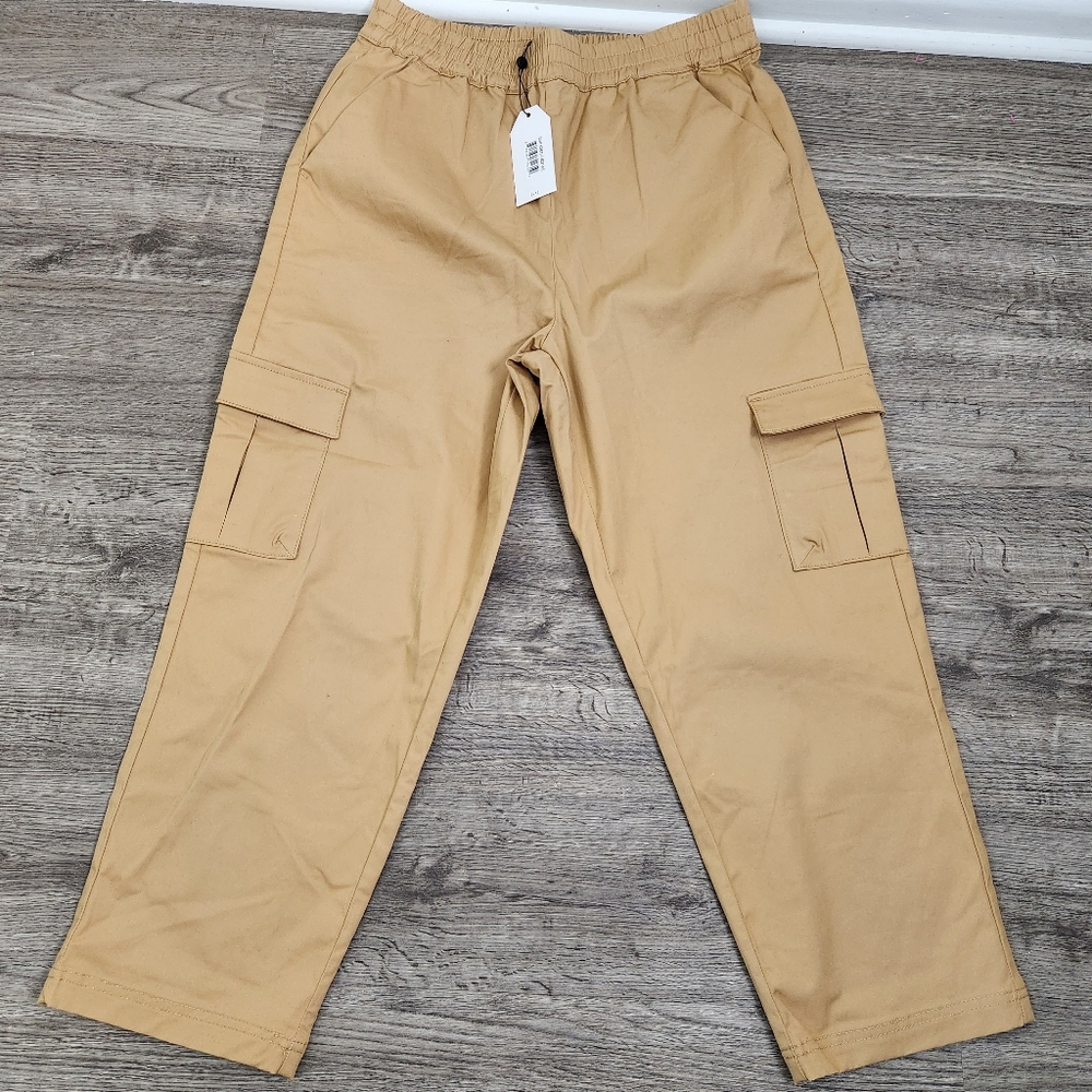 Universal Standard Utility Cargo Pocket Pants Womens Size  US12 Cafe au Lait NWT